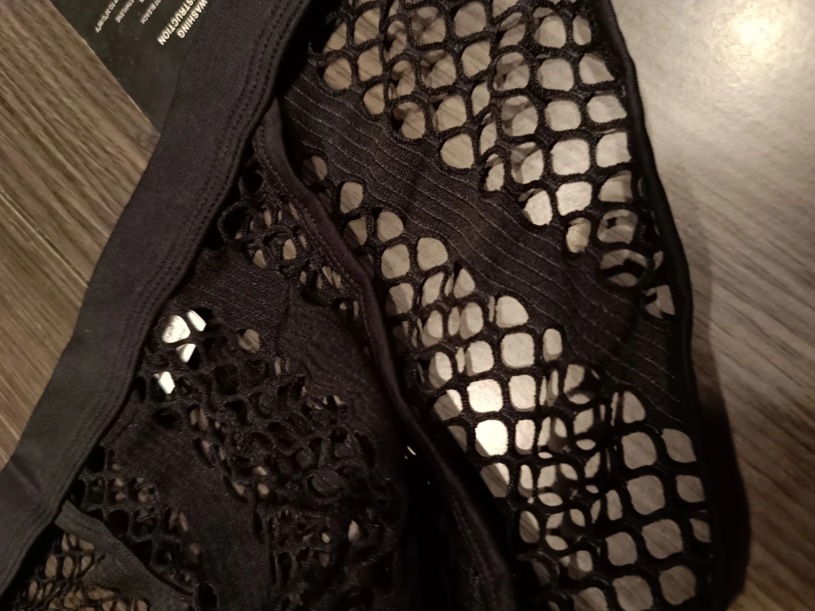 Zwarte gebreide herenslip – photo 3